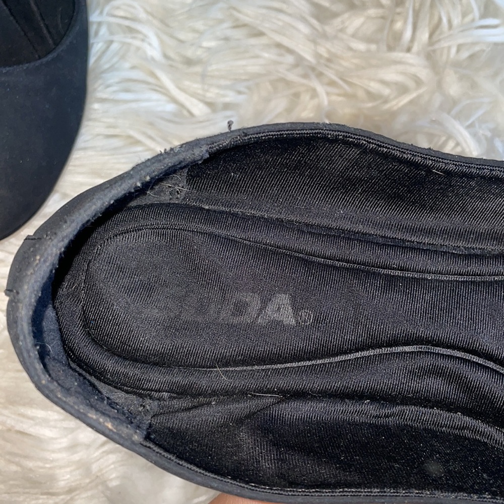 Soda black suede professional loafer work business career shoe gel soles 8 1/2 - Picture 7 of 16